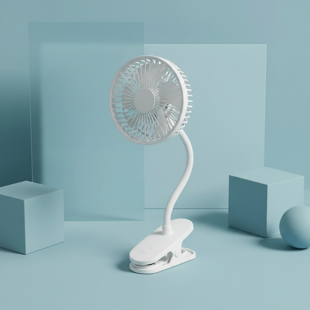 Clip-On USB Fan - Flexible & Portable
