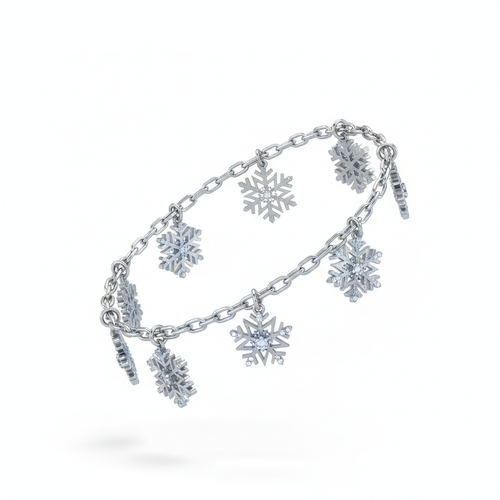 Frost Snowflake Bracelet 3D render